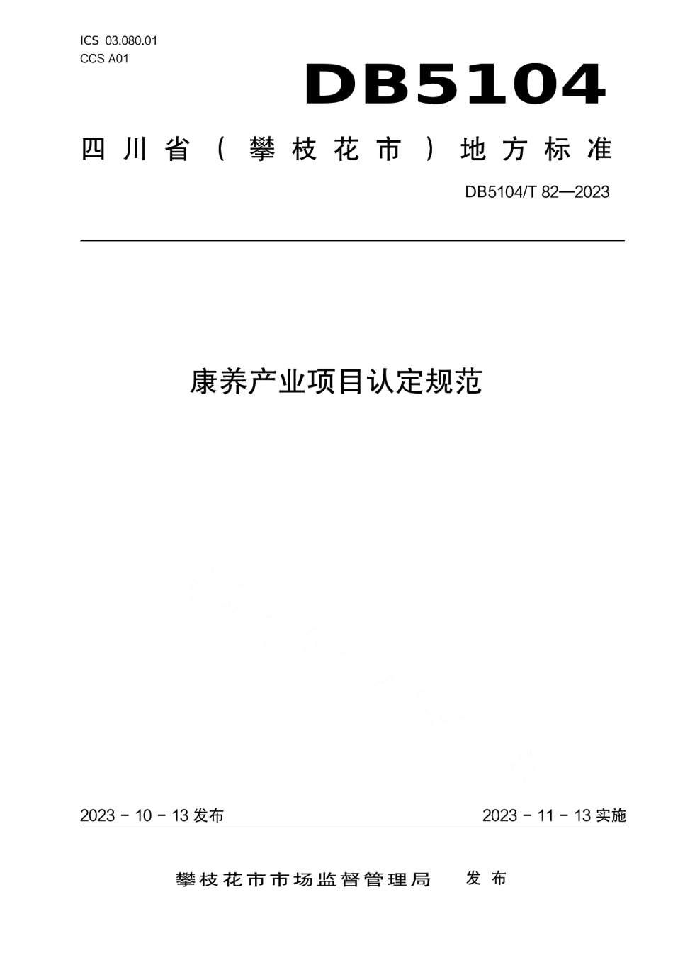 DB5104T82-2023康养产业项目认定规范.pdf_第1页