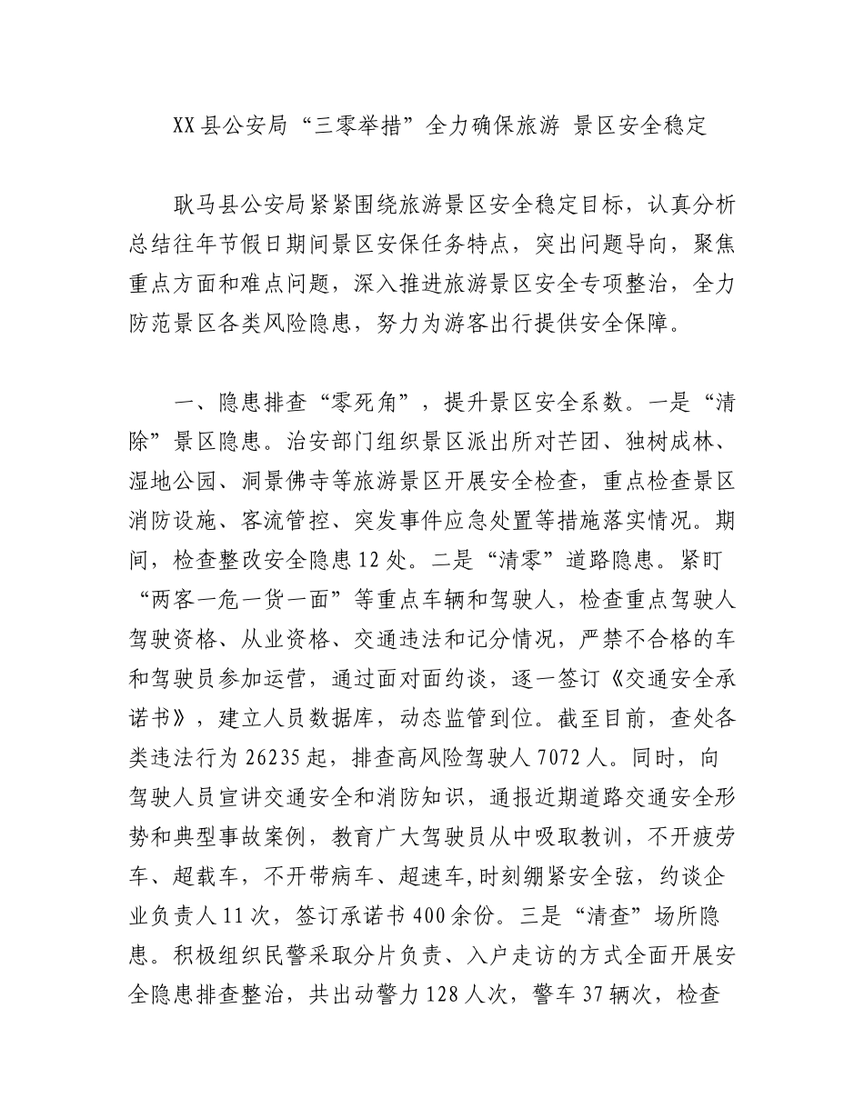 2023年（2篇）公安局对旅游周边景点的管理措施方案.docx_第3页