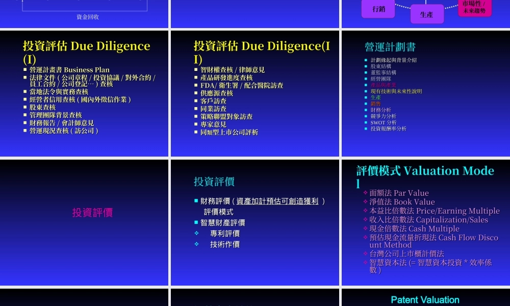 投資公司如何作投資評估.ppt