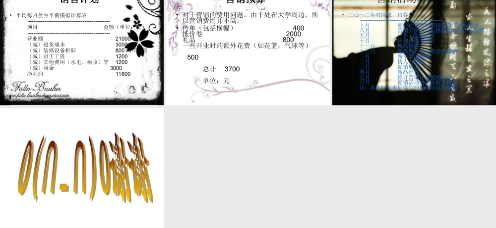 DIY手工巧克力坊创业计划书(03组).ppt