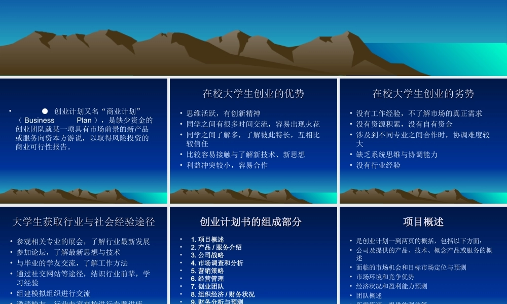 大学生如何撰写创业计划书.ppt