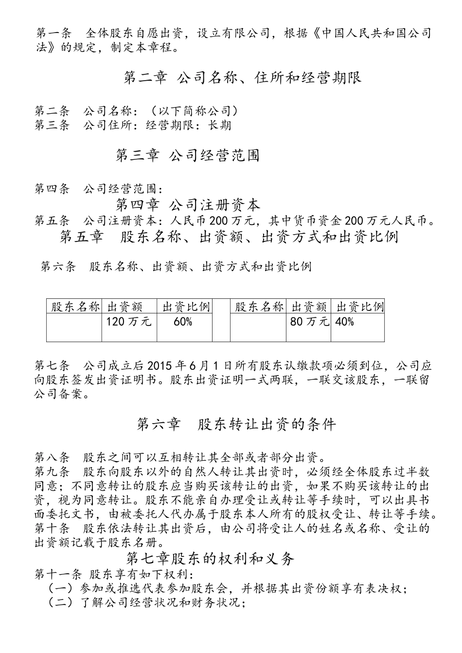 陕西生态农业发展有限公司章程.doc_第2页