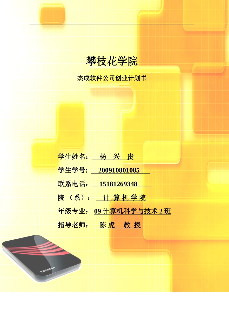 软件公司创业计划书.doc_第1页