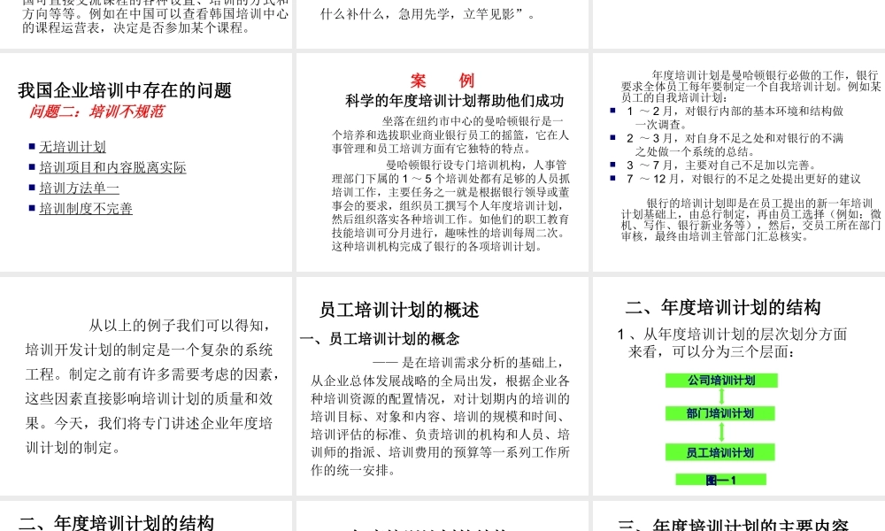 怎样设计企业年度培训计划.ppt