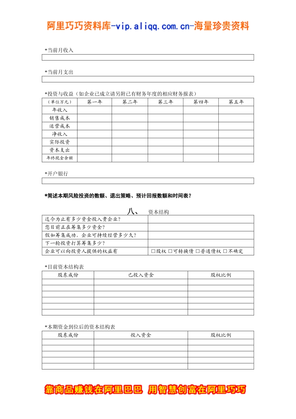 创投企业商业计划书模板.doc_第3页