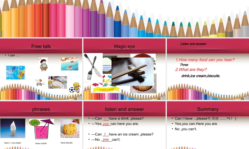 Module 5《Unit 1 Can I have an ice cream》ppt课件1.ppt