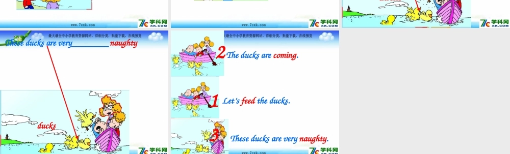 Module 3《Unit 1 These ducks are very naughty》ppt课件2.ppt