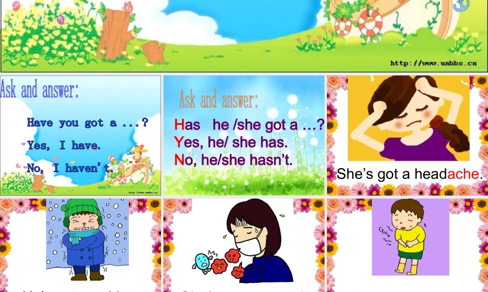 Module 7 Unit 2 She’s got a cold (3).ppt