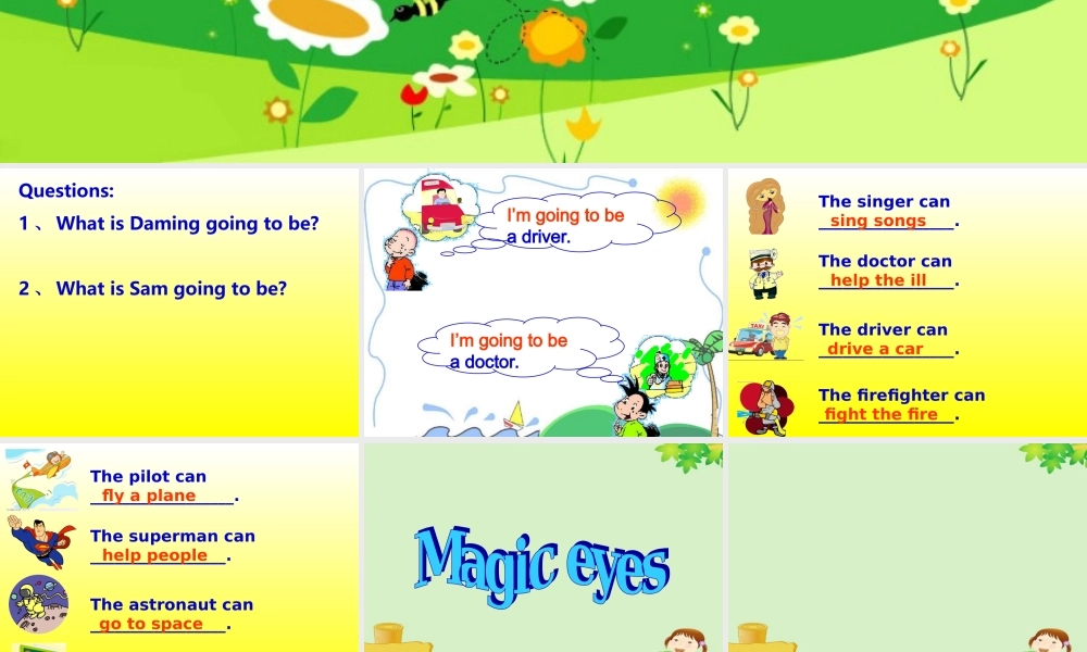 Module 9 Unit 2 I’m going to be a driver..ppt