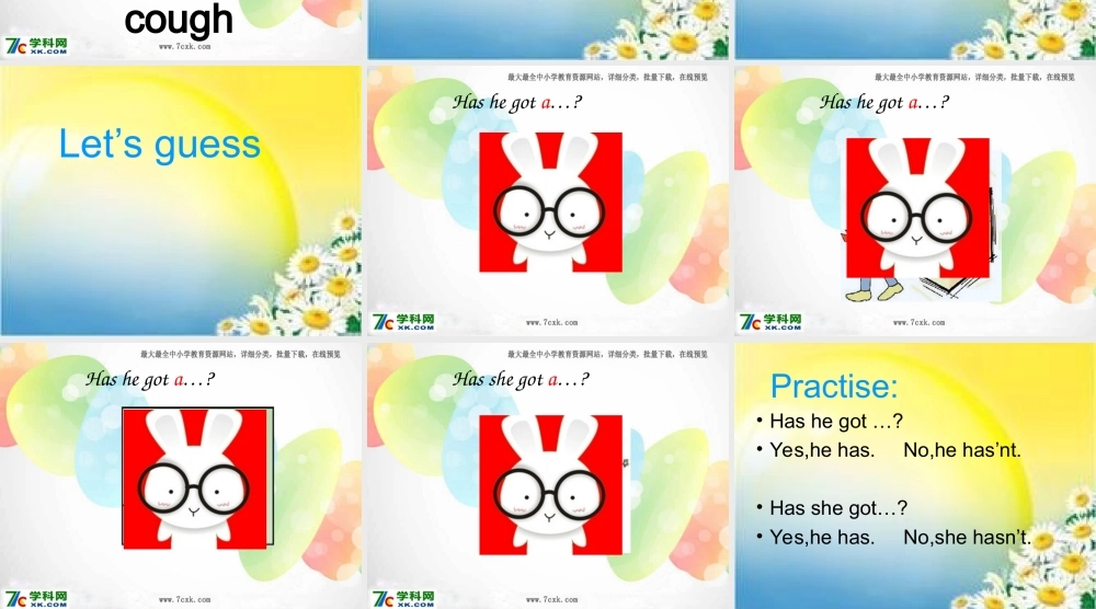 Module 7《Unit 2 She’s got a cold》ppt课件1.ppt