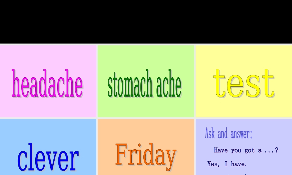 Module 7《Unit 2 She’s got a cold》ppt课件2.ppt