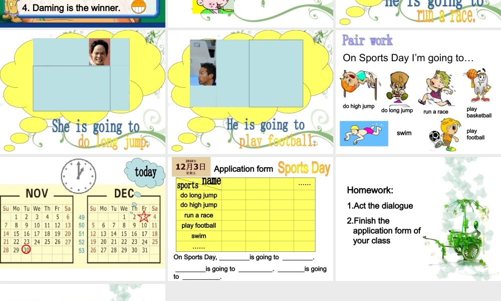 Module 9《Unit 1 I’m going to do long jump》ppt课件1.ppt
