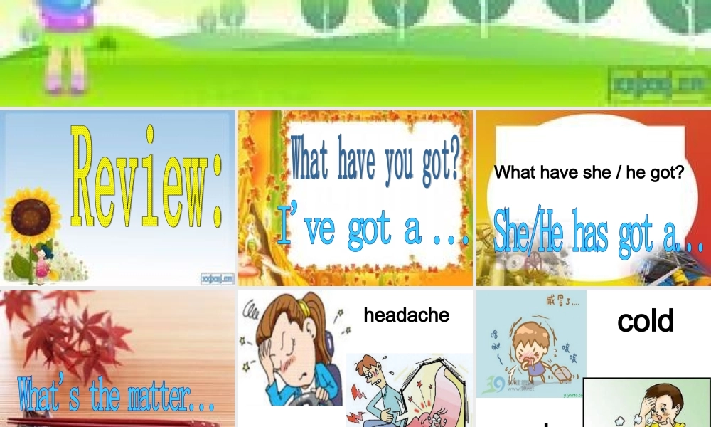 Module 7 Unit 1 Have you got a headache (1).ppt