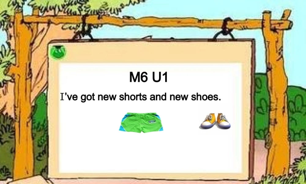 Module 6《Unit 1 I’ve got new shorts and new shoes》ppt课件1.ppt