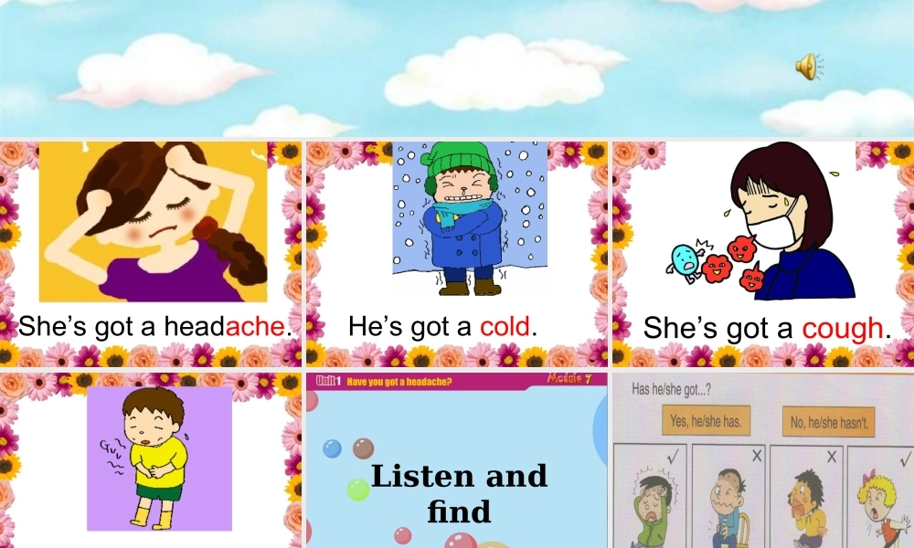 Module 7《Unit 2 She’s got a cold》ppt课件4.ppt
