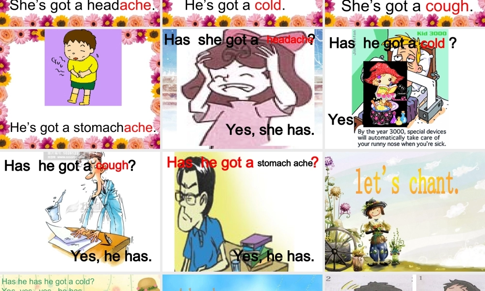 Module 7《Unit 2 She’s got a cold》ppt课件3.ppt