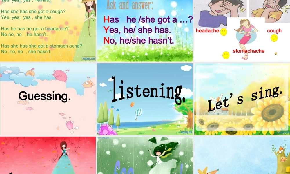 Module 7《Unit 2 She’s got a cold》ppt课件3.ppt