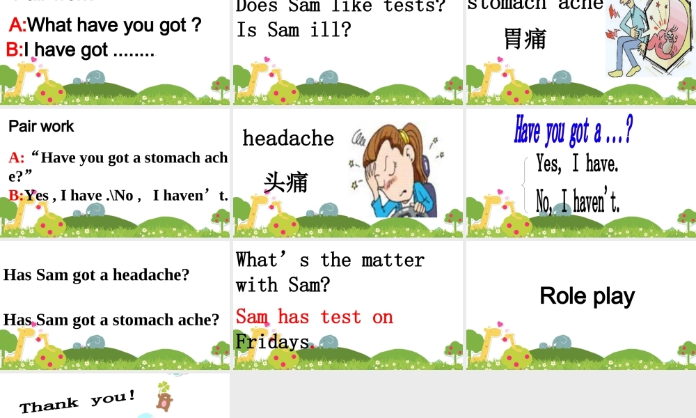 Module 7 Unit 1 Have you got a headache (2).ppt