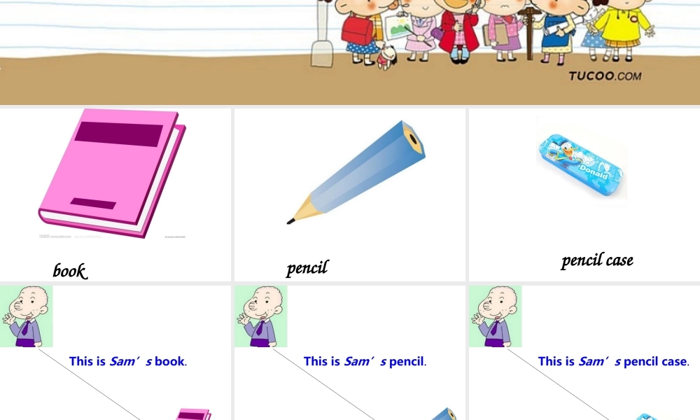 Module 8 Unit 1 This is Sam’s book.ppt