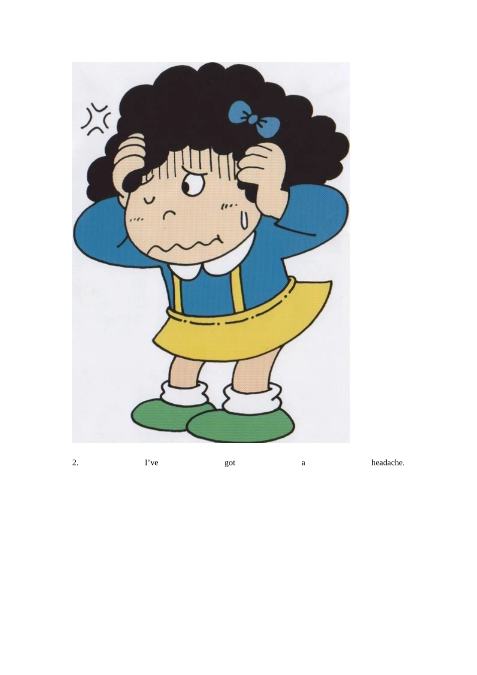 Module 7 Unit 1 have you got headache.同步练习3.doc_第2页