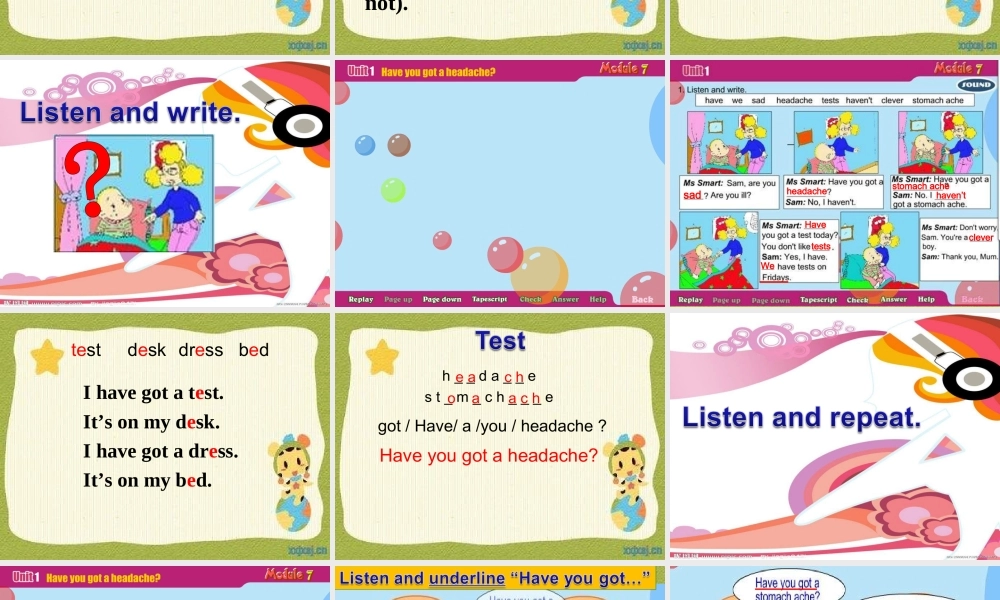 Module 7 Unit 1 Have you got a headache (4).ppt