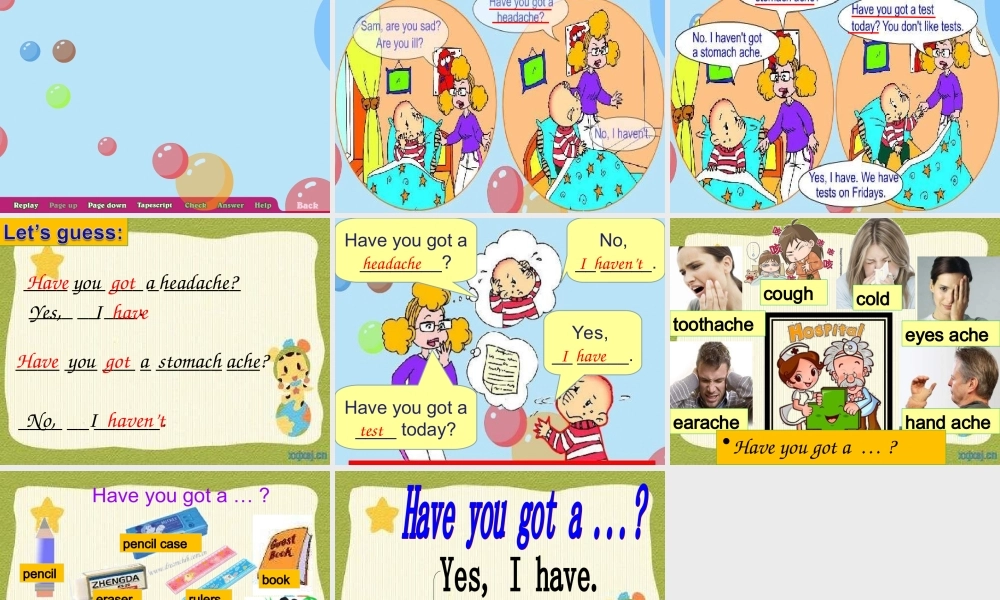 Module 7 Unit 1 Have you got a headache (4).ppt