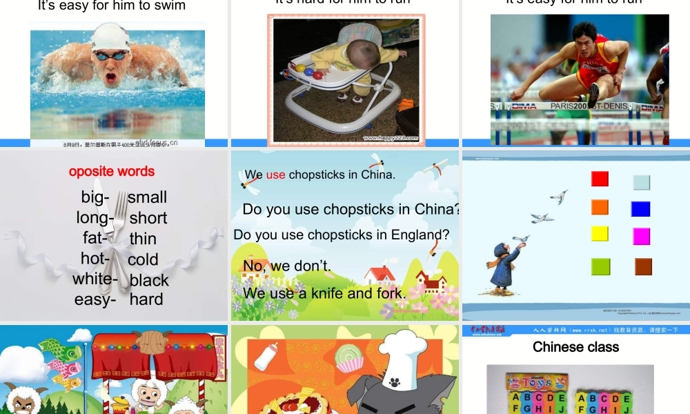 Module 1《Unit 1 Do you use chopsticks in England》 (3).ppt