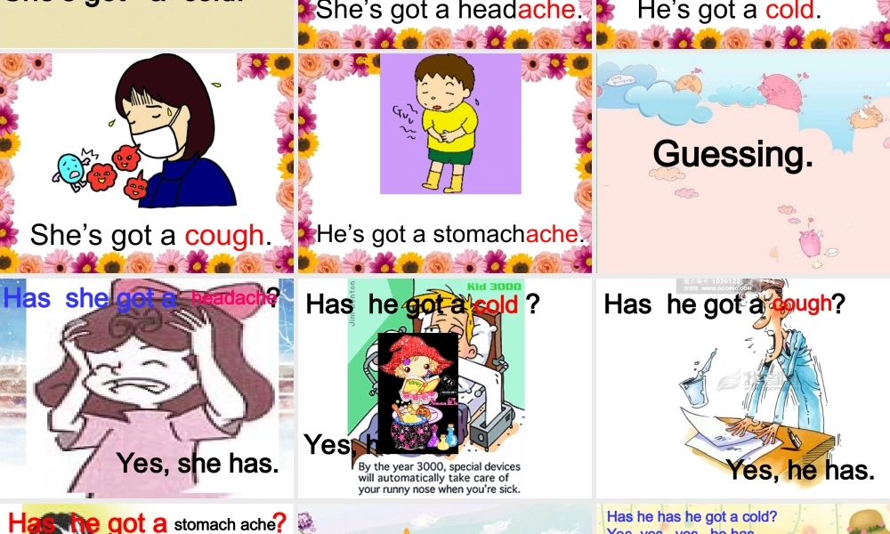 Module 7 Unit 2 She’s got a cold (1).ppt