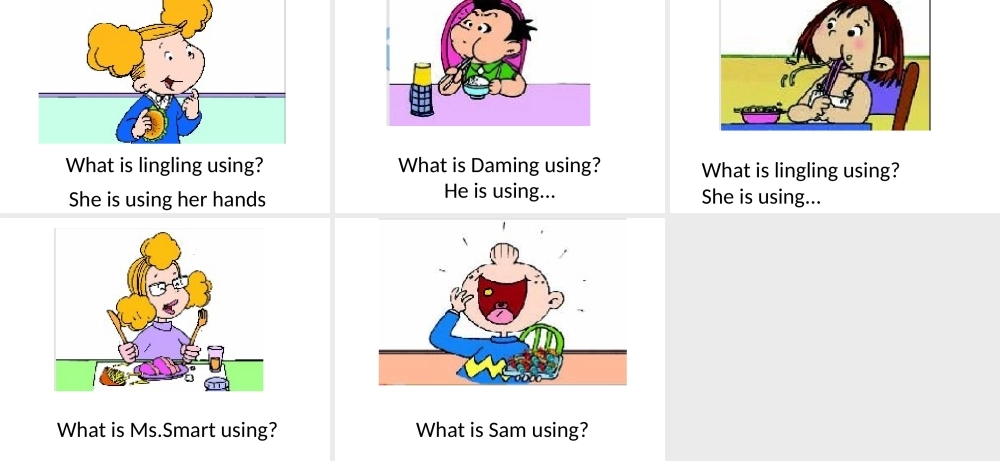 Module 1《Unit 2 I’m eating hamburgers and chips》ppt课件3.ppt