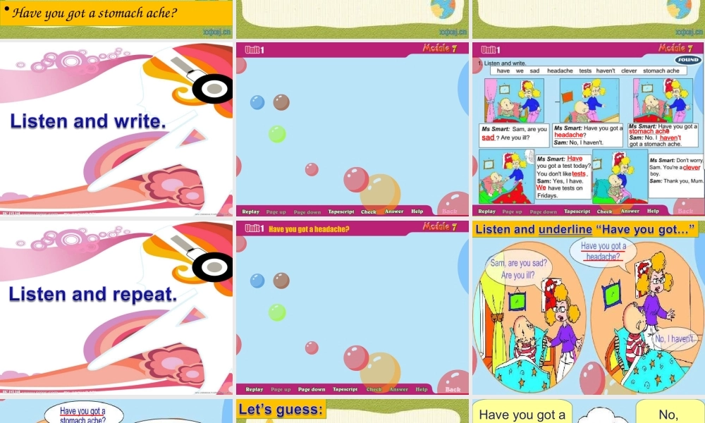 Module 7 Unit 1 Have you got a headache (3).ppt