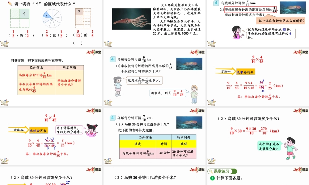 1.4 分数乘法的简便算法.pptx