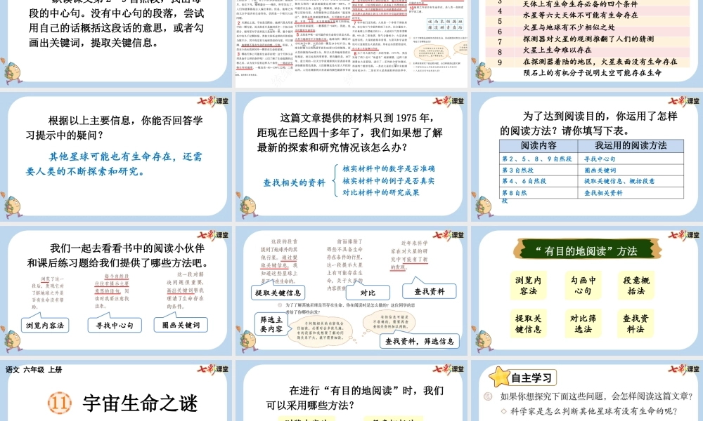 11 宇宙生命之谜【新课标版】.pptx