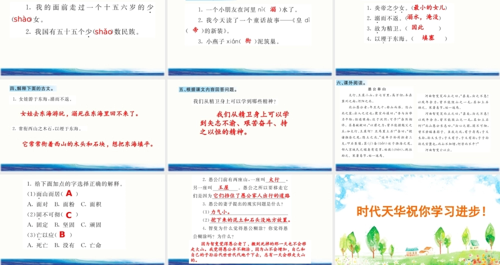13 精卫填海 课课练.pptx