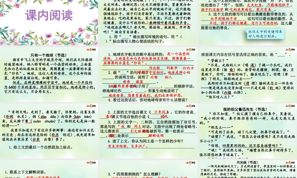 专项7：阅读指导复习课件.pptx
