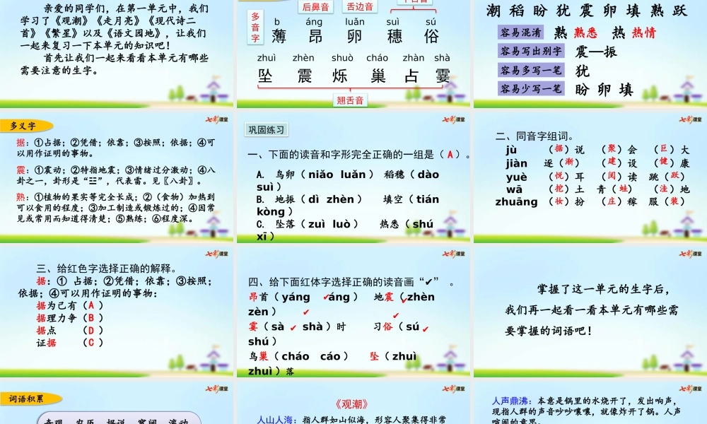 第一单元复习.pptx