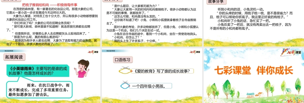 快乐读书吧：笑与泪经历与成长【名师版】.pptx