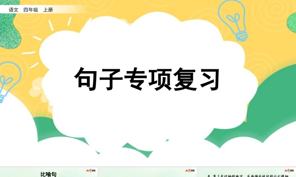 专项3：句子复习课件(1).pptx