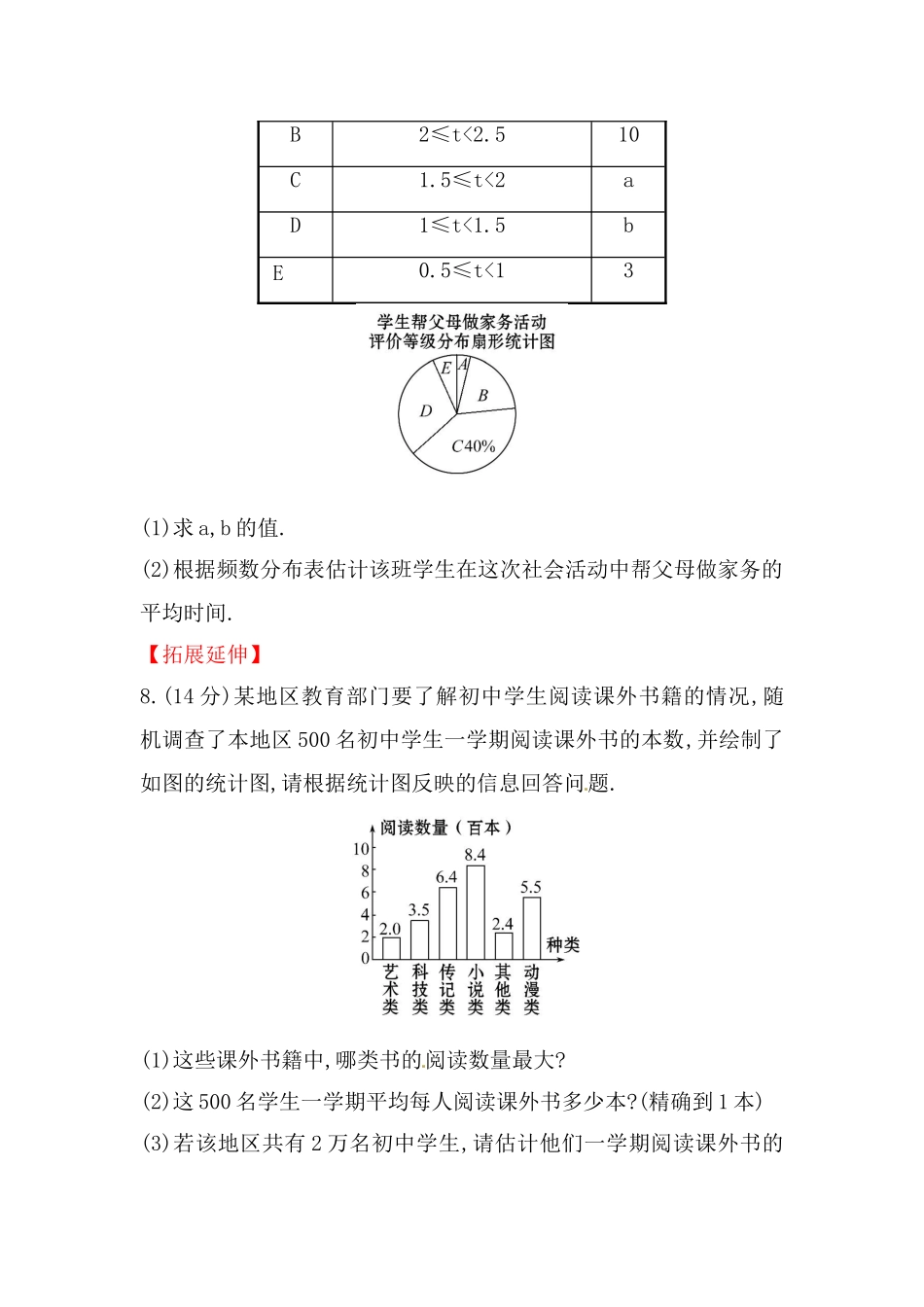 八年级数学下册知识点汇聚测试卷：平均数深入测试（含详解）.doc_第3页