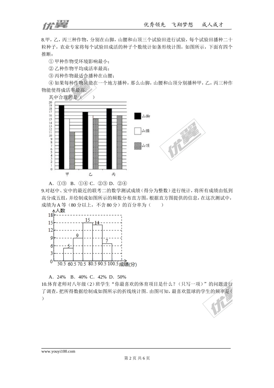 第六章 数据的收集与整理周周测1（6.1-6.3）.doc_第2页