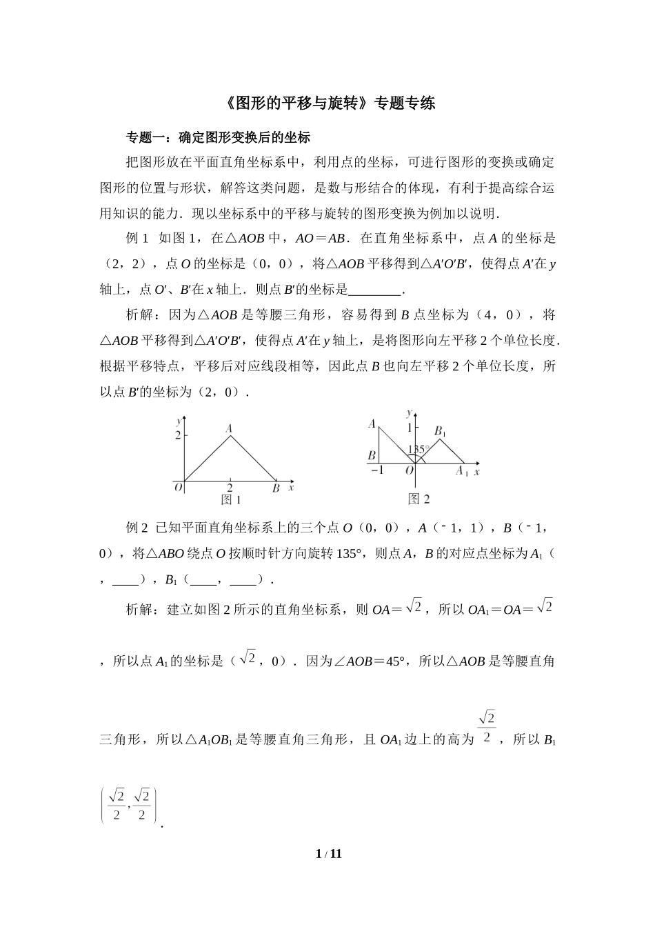 《图形的平移与旋转》专题专练_20191122103409.doc_第1页