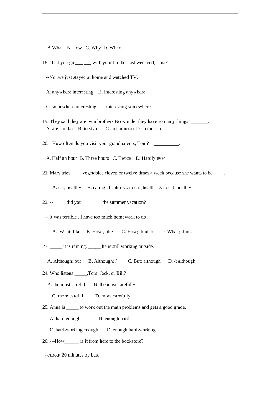 八年级上学期期中考试英语试题.doc_第3页