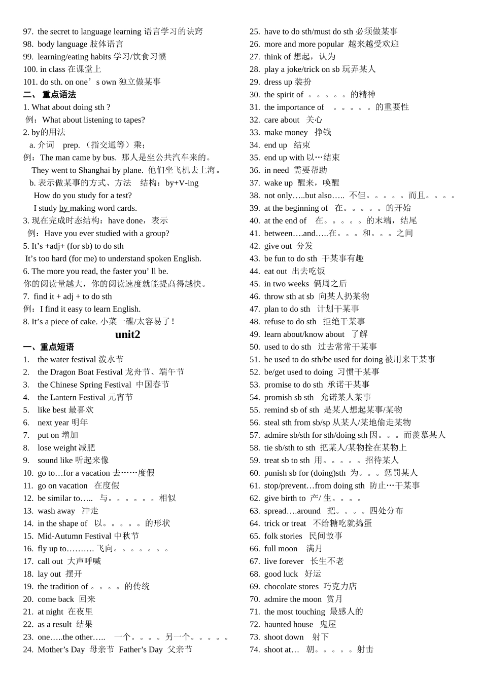 九年级英语下册复习资料.doc_第2页