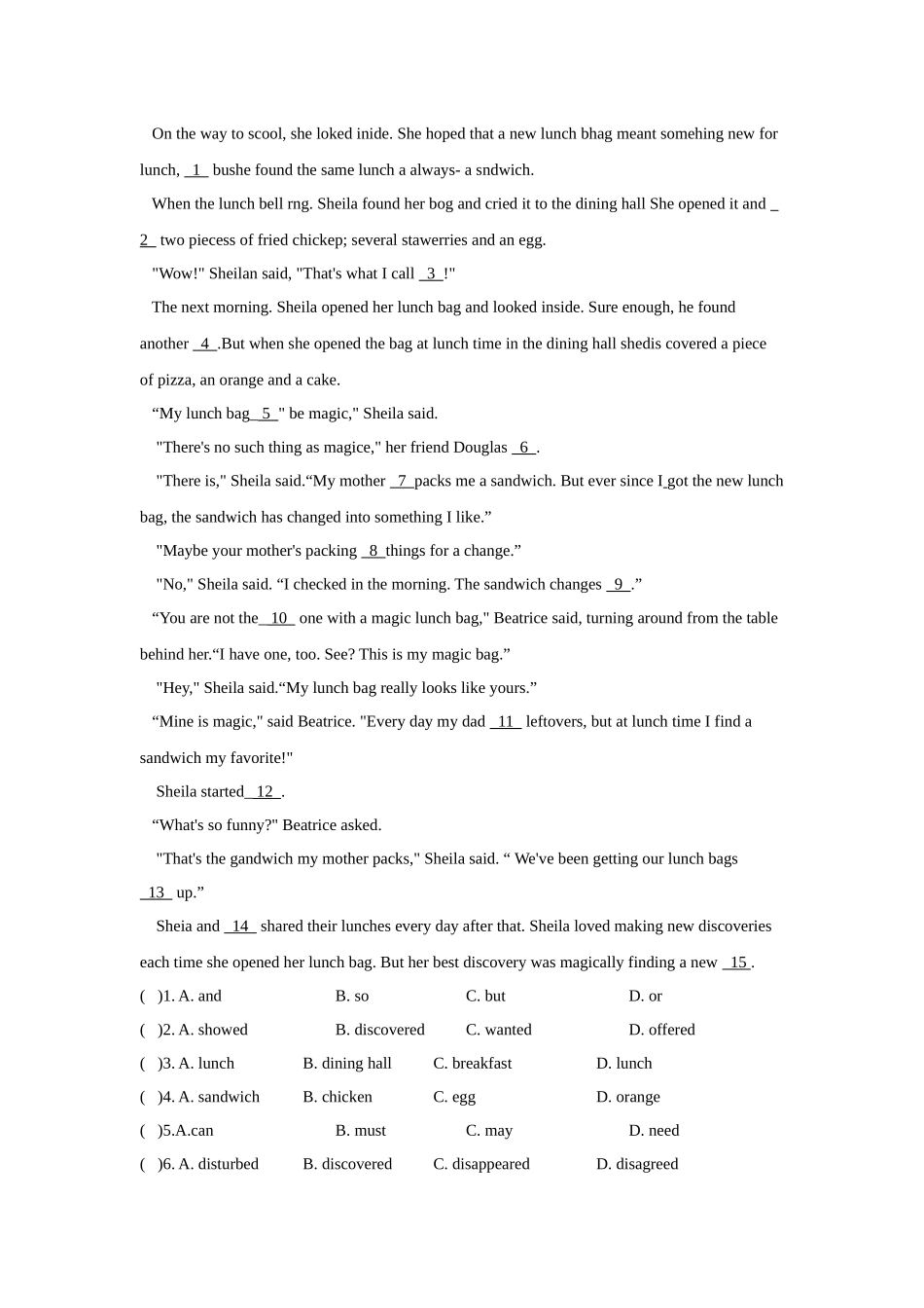 Unit14 SectionA (3a-4c)分层练习设计.docx_第3页