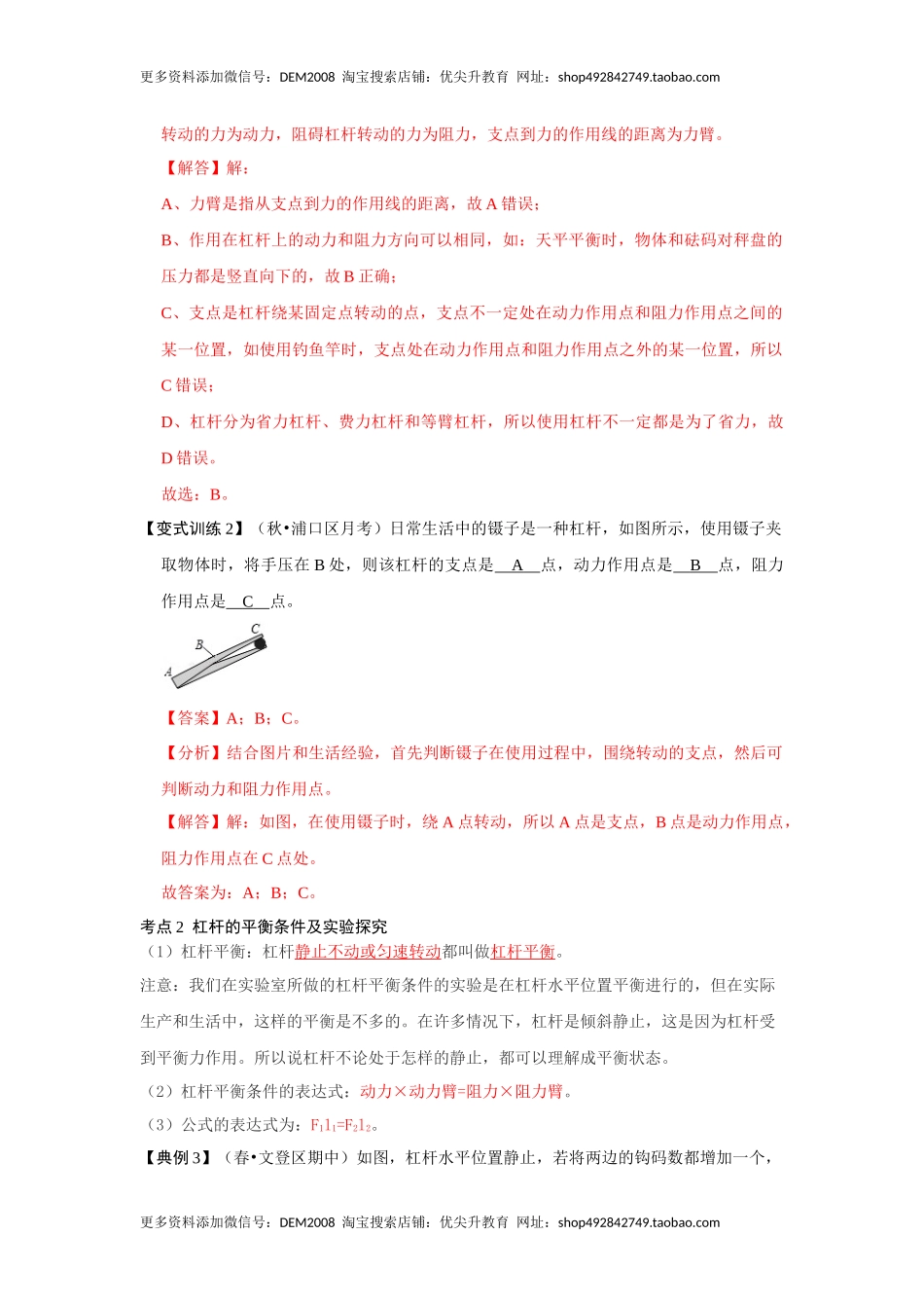 12.1 杠杆（解析版）.docx_第3页