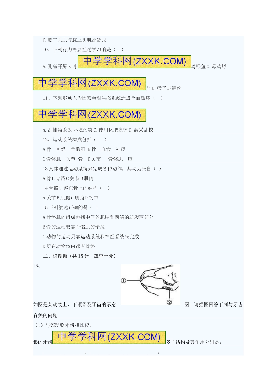 期中测试题12 （含答案）.doc_第2页