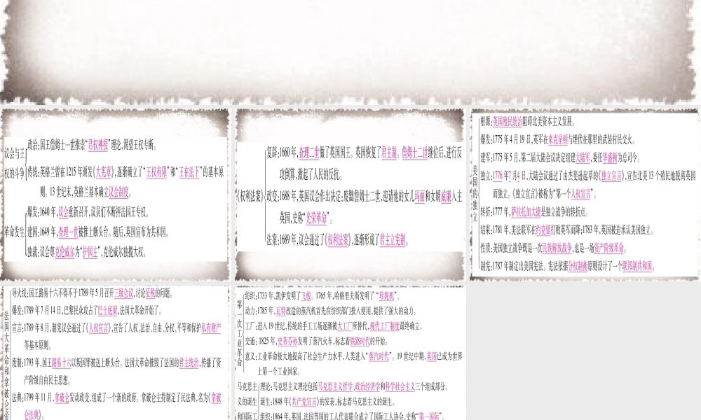 第6、7单元知识归纳习题课件.ppt