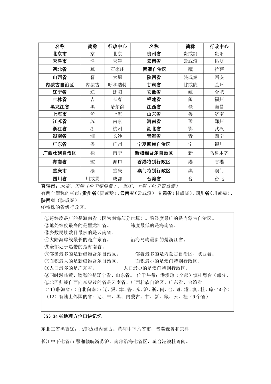 八年级地理上册学习资料.doc_第2页