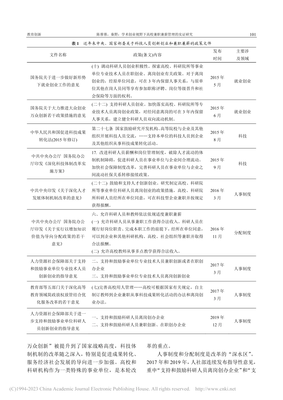 学术创业视野下高校兼职兼薪管理的实证研究_陈蓉蓉.pdf_第2页