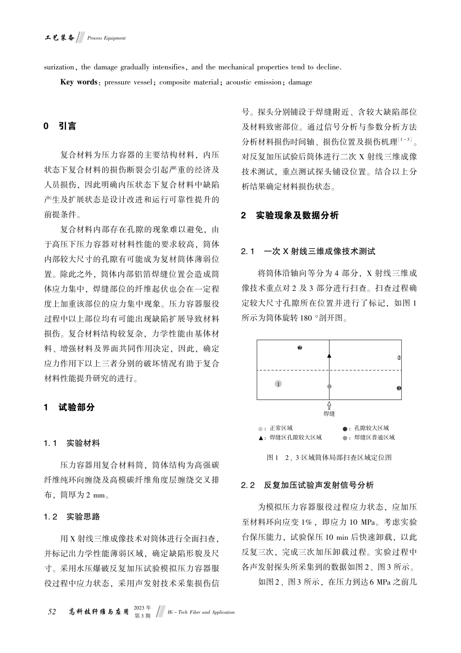 压力容器复合材料反复打压损伤过程研究.pdf_第2页