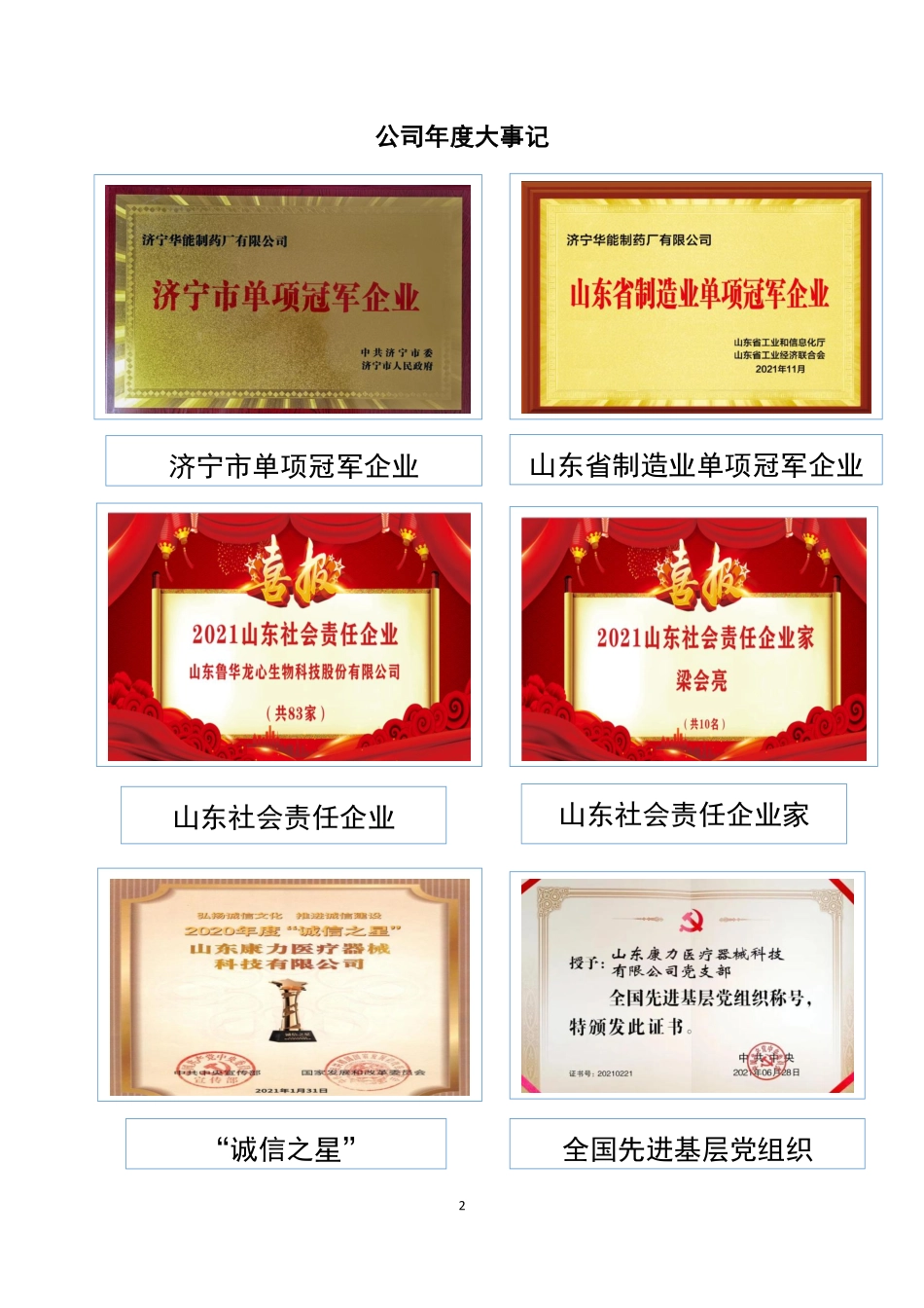 838875_2021_龙心生物_2021年年度报告_2022-04-07.pdf_第2页